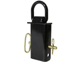 Buyers Products B38SP Black Powder Coated Forged Stake Pocket D-Ring with 1/2" Pin 