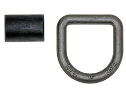 Buyers Products B38W 1/2" Forged Lashing D-Ring with Weld-On Mounting Bracket - 2-1/2" x 2-3/8" - BUY B38W