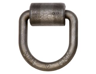 Buyers Products B38W 1/2" Forged Lashing D-Ring with Weld-On Mounting Bracket - 2-1/2" x 2-3/8" 