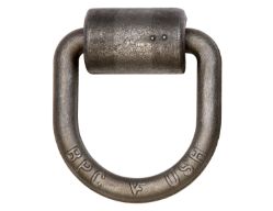 Buyers Products B38W 1/2" Forged Lashing D-Ring with Weld-On Mounting Bracket - 2-1/2" x 2-3/8" - BUY B38W