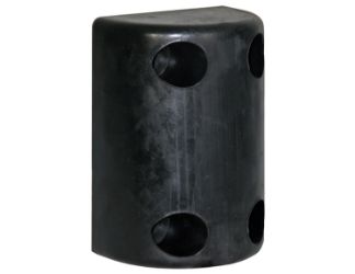 Buyers Products B4500 Precision Molded Rubber Bumper - 5-1/2" x 3-23/32" x 7-5/8" - Pair 