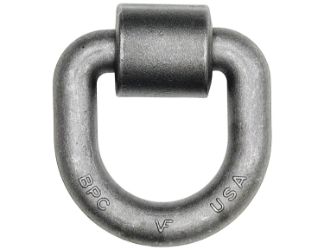 Buyers Products B48 1" Forged Lashing D-Ring with Mounting Bracket - 3" x 3" 