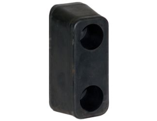 Buyers Products B5540 Molded Rubber Bumper - 2-9/16" x 3" x 6" 