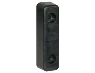 Buyers Products B5760 Molded Rubber Bumper - 2-1/4" x 2" x 7-3/4" - Pair 