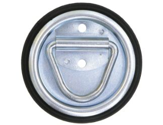 Buyers Products B703 Zinc Plated Recessed Rope Ring with Plastic Bezel 