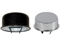 Buyers Products BECO61A Chrome Push-In Type Breather Cap for 1-1/2" OD Tube - BUY BECO61A