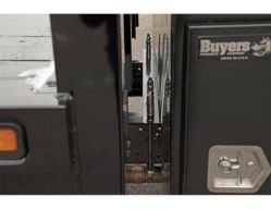 Buyers Products BP855924B 59" x 24" x 85" Black Steel B-Pack Toolbox - Flat Floor, No Offset - BUY BP855924B