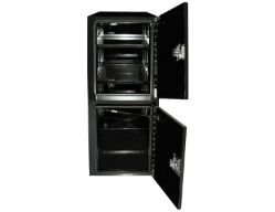 Buyers Products BP855924B 59" x 24" x 85" Black Steel B-Pack Toolbox - Flat Floor, No Offset - BUY BP855924B