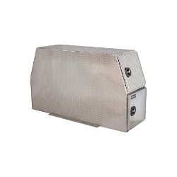 Buyers Products BP855924 59" x 24" x 85" Aluminum B-Pack Toolbox - Flat Floor, No Offset 