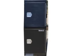 Buyers Products BP855924B 59" x 24" x 85" Black Steel B-Pack Toolbox - Flat Floor, No Offset - BUY BP855924B