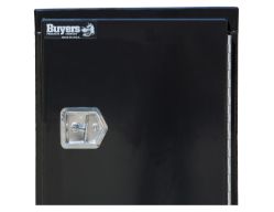 Buyers Products BP964824B 48" x 24" x 96" Black Steel Straight Side Backpack Truck Box - BUY BP964824B