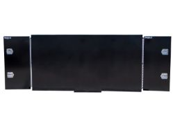 Buyers Products BP964824B 48" x 24" x 96" Black Steel Straight Side Backpack Truck Box - BUY BP964824B