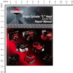 Briggs & Stratton 270962 Repair Manual - 1 Cyl L Head - BRS 270962