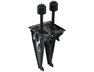 Buyers Products BTA52 Air PTO Hoist - Dual-Lever Hoist Control for 1/4"-28 Thd. Cables & PTO Air Valves 