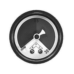 Buyers Products BTI15P Pressure Gauge - 0-30 PSI - 1/8"-27 NPTF Ports 