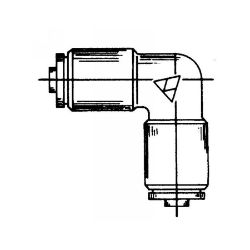 Buyers Products BUE90P375 DOT Union Elbow - 3/8" 