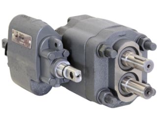 Buyers Products C1010 Manual Valve Dump Truck Pump - Remote Mount - 1" Round Shaft - 1/4" x 1-1/4" Keyway 