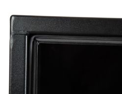 Buyers Products 1732510 18" x 18" x 48" Textured Matte Black Steel Underbody Drop Door Truck Box with 3-Point Latch - BUY 1732510