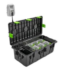 EGO CHU6001 6-Port Mobile Charging Case and ACA1000 Charging Adaptor Combo 
