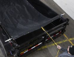 Buyers Products DTB102 102" Universal Rear Anti-Sail Dump Tarp Retention Bow Set - Black Steel - BUY DTB102