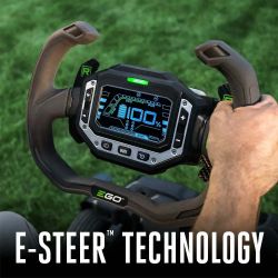 EGO ZT4205S 42" 22hp Zero-Turn Riding Mower Kit w/ E-Steer, (4) 12Ah Batteries & 1600W Charger - EGO ZT4205S
