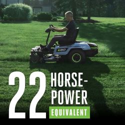 EGO ZT4205S 42" 22hp Zero-Turn Riding Mower Kit w/ E-Steer, (4) 12Ah Batteries & 1600W Charger - EGO ZT4205S
