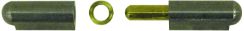 Buyers Products FBP100 4" Steel Weld On "Bullet" Hinge with Brass Pin and Brass Bushing - BUY FBP100