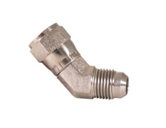 Buyers Products H5356X8 Swivel Nut 45 Degree Elbow - 1/2" Tube OD 