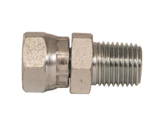 Buyers Products H9205X12X8 Female Pipe Swivel to Male Pipe Straight - 3/4" NPSM Swivel Nut x 1/2" Male Pipe Thread 