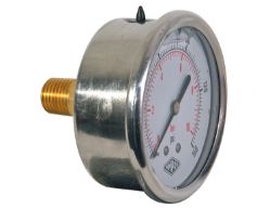 Buyers Products HPGCB160 Pressure Gauge - Center Back (0-160 PSI) - Standard Stem is 1/4" NPT - BUY HPGCB160