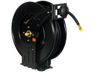 Buyers Products HR1250 1/2" x 50 Black Hose and Steel Reel (air/water) 