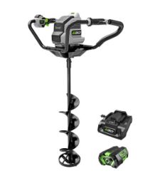 EGO IG0804 56V 8" Ice Auger Kit w/ 5.0Ah Battery & 320W Charger 