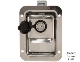 Buyers Products L1883 Locking Junior Size Stainless Steel Single Point Latch 