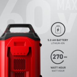 Toro 88650 60V MAX* Flex-Force 5.0Ah 270Wh Lithium-Ion Battery - TOR 88650