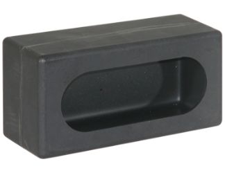 Buyers Products LB383P Single Oval Light Box - Black Polymer (3" x 8" x 3") 