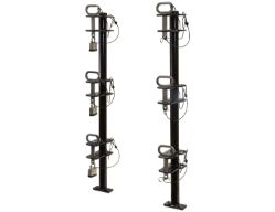 Buyers Products LT18 2-Position Channel-Style Lockable String Trimmer Rack w/ Padlocks for Open Landscape Trailers - BUY LT18