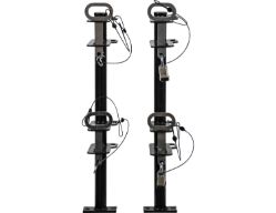 Buyers Products LT18 2-Position Channel-Style Lockable String Trimmer Rack w/ Padlocks for Open Landscape Trailers - BUY LT18