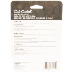 MTD 490-220-U014 2-1/8" Fuel Cap - MTD 490-220-U014