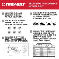 MTD 490-501-Y005 Trans Belt - MTD 490-501-Y005