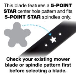 MTD 742-05106 46" Deck Mulch Blade 