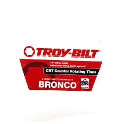 MTD 777D20806 TB Rear TN T Label 