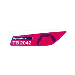 MTD 777D20839 TB2042 Hydro Left Label 