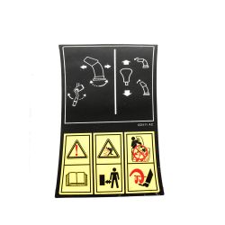MTD 777I22411 Snowthrower H Panel Label 