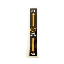 MTD 777I22600 Parking Brake Label 