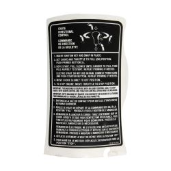 MTD 777I23219 Snowthrower Panel Label 