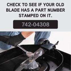 MTD 942-0544B Chipper Blade - MTD 942-0544B