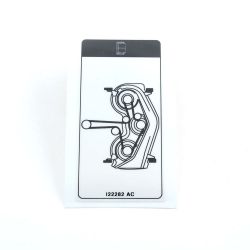MTD 977I22282 Belt Route Label 