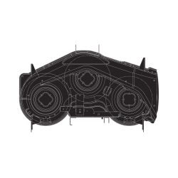 MTD 983-04075B-0637 50" Deck Shell 