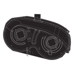 MTD 983-04263-0638 38" SD Deck Assembly w/ Wheel Brackets 