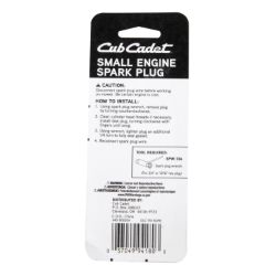 MTD OCC-751-10292 Cub Cadet Spark Plug - MTD OCC-751-10292
